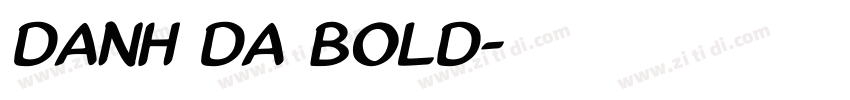 Danh Da Bold字体转换